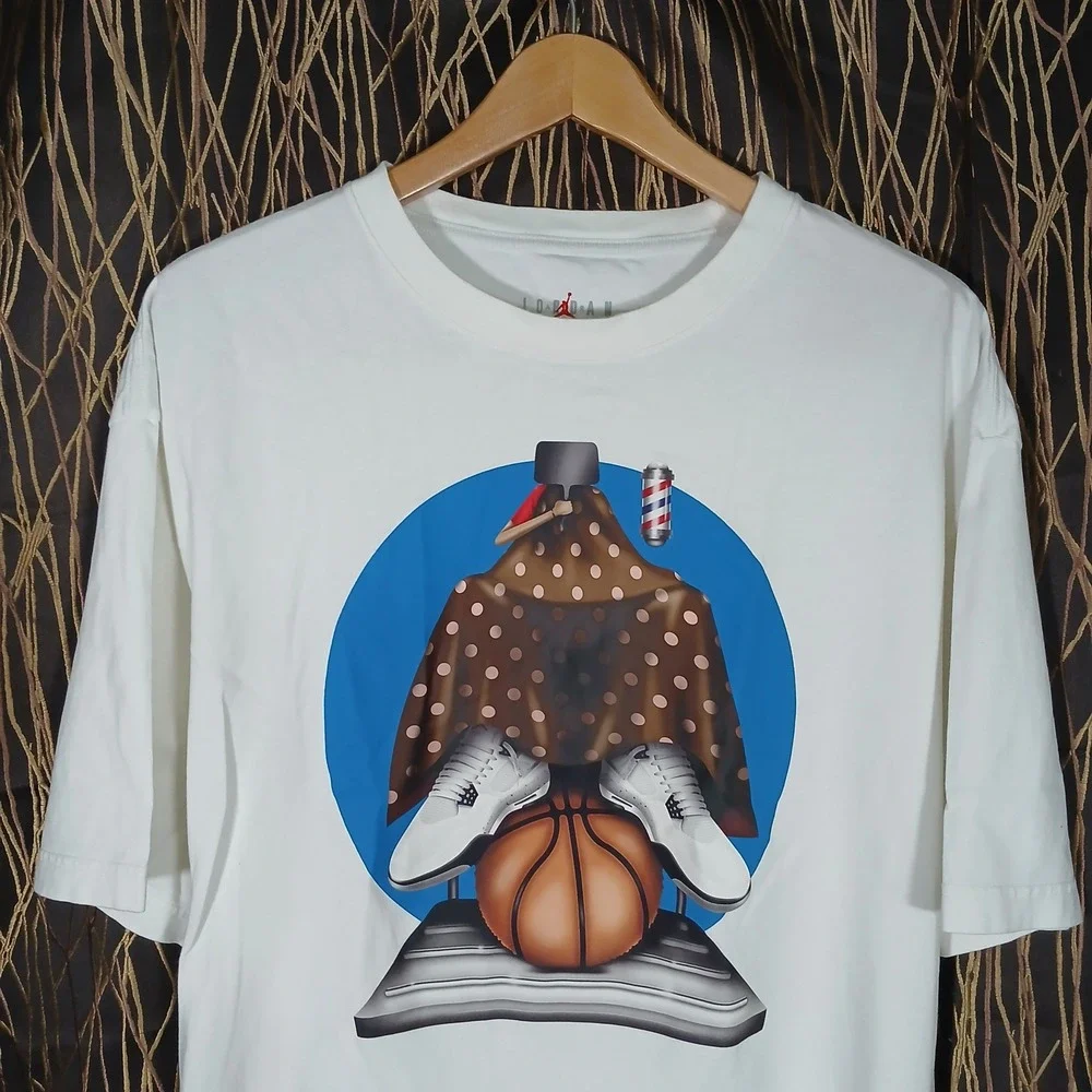 Jordan Flight T-Shirt Mens 3XL White Graphic Back Logo‎ HF5473-133